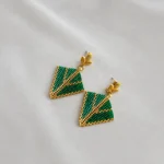 گوشواره موسان با منجوق میوکی